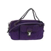 Prada Vintage Pre-owned Nylon prada-vskor Purple, Dam