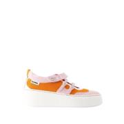 Carel Baskina Sneakers - Läder - Orange/Rosa Orange, Dam