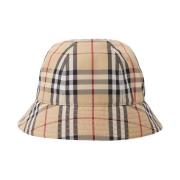 Burberry Signatur Check Bucket Hat Beige, Unisex