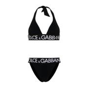 Dolce & Gabbana Triangel och Tanga Black, Dam