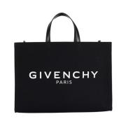 Givenchy Svart G Mini Canvas Tote Bag Black, Dam
