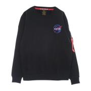 Alpha Industries Space Shuttle Sweater - Rep. Blå Black, Herr