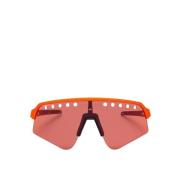Oakley Fluorescerande Resin Solglasögon med Spegelglas Orange, Unisex