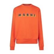 Marni Mångsidig Herr Sweatshirt Orange, Herr