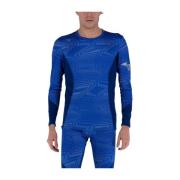Mizuno Virtuell kropp G3 -besättningsskjorta Blue, Herr