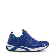 Emporio Armani EA7 Unisex Syntetiska Sneakers Blue, Herr