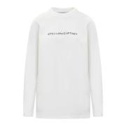 Stella McCartney Logo Print Långärmad T-shirt White, Dam