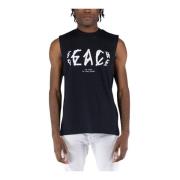 44 Label Group Peace Ärmlös T-shirt Black, Herr