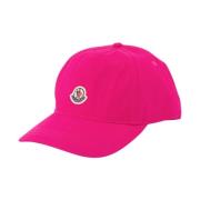 Moncler Logo Keps Pink, Dam
