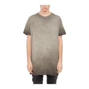 Boris Bidjan Saberi Bomull T-Shirt Gray, Herr