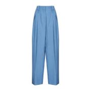 Stella McCartney Högmidjade skräddarsydda byxor Blue, Dam