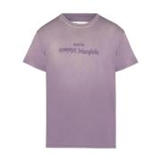 Maison Margiela Lila Distressed T-shirts och Polos Purple, Dam