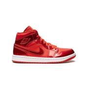 Nike Mid SE Läder Sneakers Red, Herr