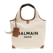 Balmain B-Army shopper väska Beige, Dam