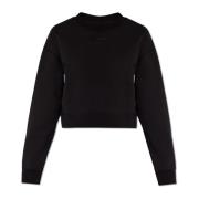 Jacquemus Sweatshirt med logotyp Black, Dam