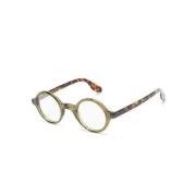 Moscot Stiligt Olivetortoise Glasögonbåge Green, Unisex