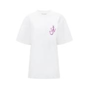 JW Anderson Vita T-shirts och Polos White, Dam