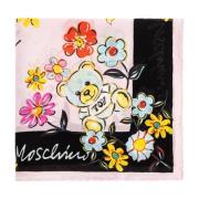 Moschino Tryckt silkeschal Multicolor, Unisex