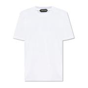 Tom Ford T-shirt med logotyp White, Herr