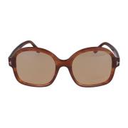 Tom Ford Stiliga solglasögon Ft1034 Brown, Dam
