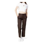 Dickies Wide Trousers Brown, Dam