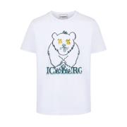 Iceberg T-shirt med tecknad grafik White, Herr
