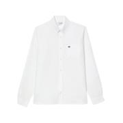 Lacoste Vita Skjortor för Män White, Herr