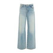 7 For All Mankind Blå Jeans för Kvinnor Blue, Dam