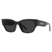 Celine Cl40197U Stilfull Solglasögon Black, Unisex