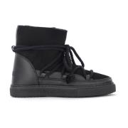 Inuikii Svart Mocka Klassisk Sneaker Boot Black, Dam