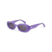 Off White Stiliga Acetat Solglasögon Purple, Unisex