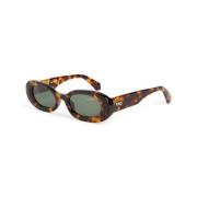 Off White Stiliga Acetat Solglasögon Brown, Unisex