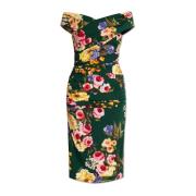 Dolce & Gabbana Sidenklänning Multicolor, Dam