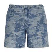Emporio Armani Denim shorts Blue, Herr