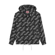 Kenzo Verdy Windbreaker Jacka Black, Herr