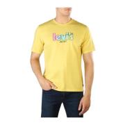 Levi's Herr T-shirt med korta ärmar och rund hals Yellow, Herr