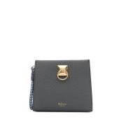 Mulberry Iris Coin Zip Around Clutch Gray, Dam