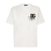 Dolce & Gabbana Logo T-shirt, tillverkad i Italien White, Herr