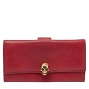 Alexander McQueen Pre-owned Pre-owned Laeder plnbcker Red, Dam