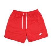 Nike Club Woven Lined Flow Shorts Red, Herr