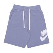 Nike Alumni HBR FT Shorts - Ashen Slate Blue, Herr