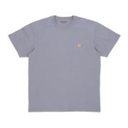 Carhartt Wip Chase T-Shirt Mirror/Gold - Rabatterat pris Gray, Herr