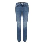 Cambio Snygga Jeans med Nitter Detalj och Klassisk Silhuett Blue, Dam