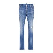 Dsquared2 Vintage Slim Fit Stretch Denim Jeans Blue, Herr