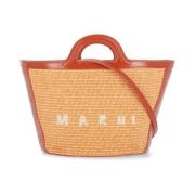 Marni Multifärgad Bucket Bag: Stilren och Praktisk Multicolor, Dam