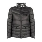 Plein Sport Herr Quiltad Pufferjacka Black, Herr