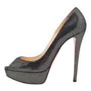 Christian Louboutin Pre-owned Pre-owned Mocka klackskor Black, Dam