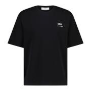 Ami Paris T-Shirt med Logo Motiv Black, Herr