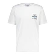 Iceberg Logo Print T-Shirt White, Herr