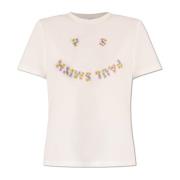 PS By Paul Smith Bomull T-shirt White, Dam